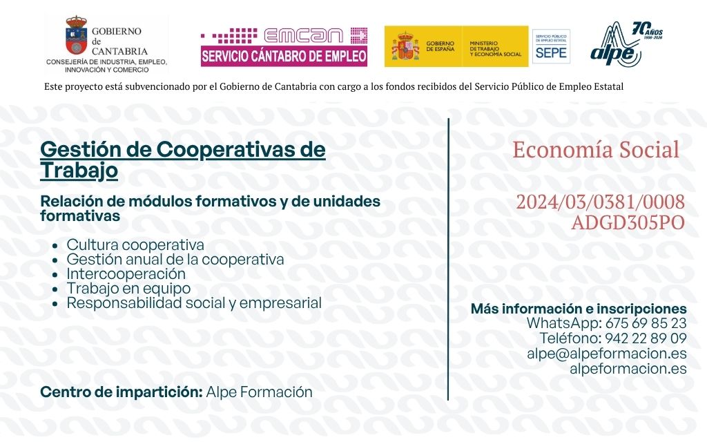 Gestión de Cooperativas de Trabajo