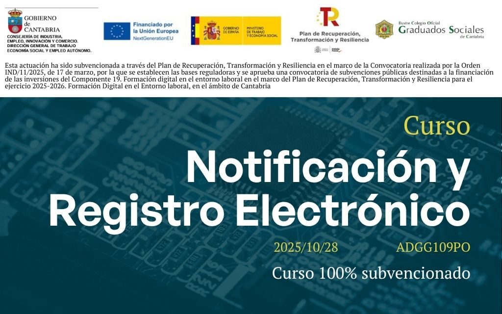 Notificación y registro electrónico