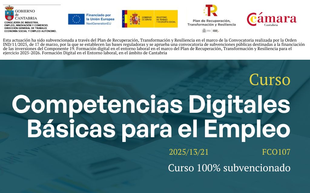 Competencias digitales básicas para el empleo