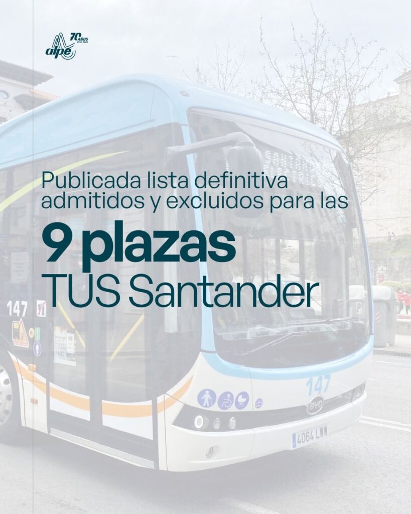 admitidos TUS Santander 2026