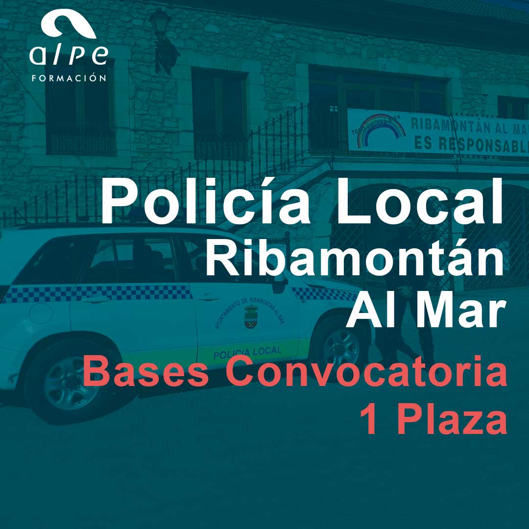 Publicadas Bases de la convocatoria de 1 Plaza Policía Local Ayuntamiento de Ribamontán al Mar.