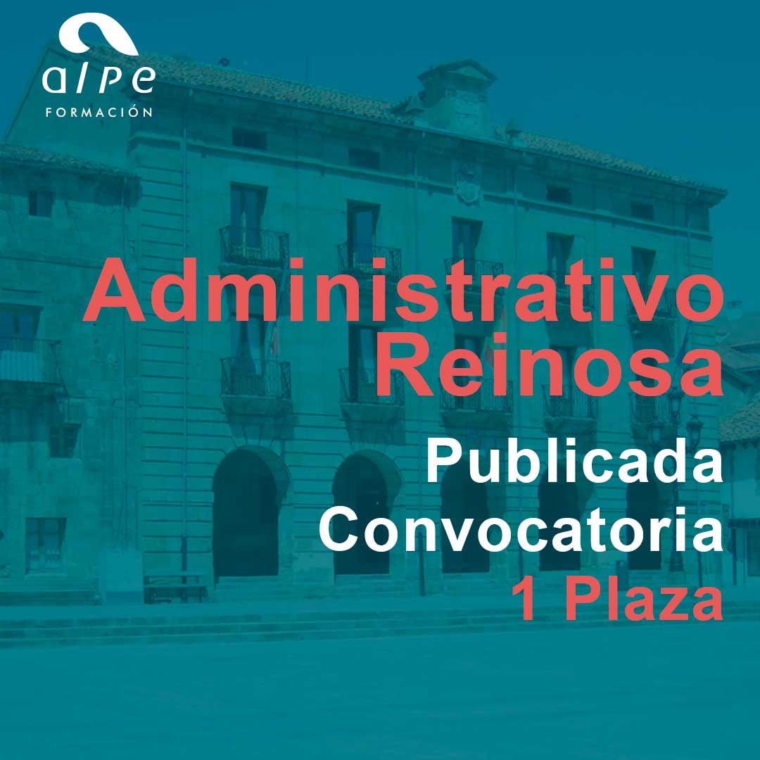 Publicadas convocatoria de 1 Plaza Administrativo Ayuntamiento de Reinosa