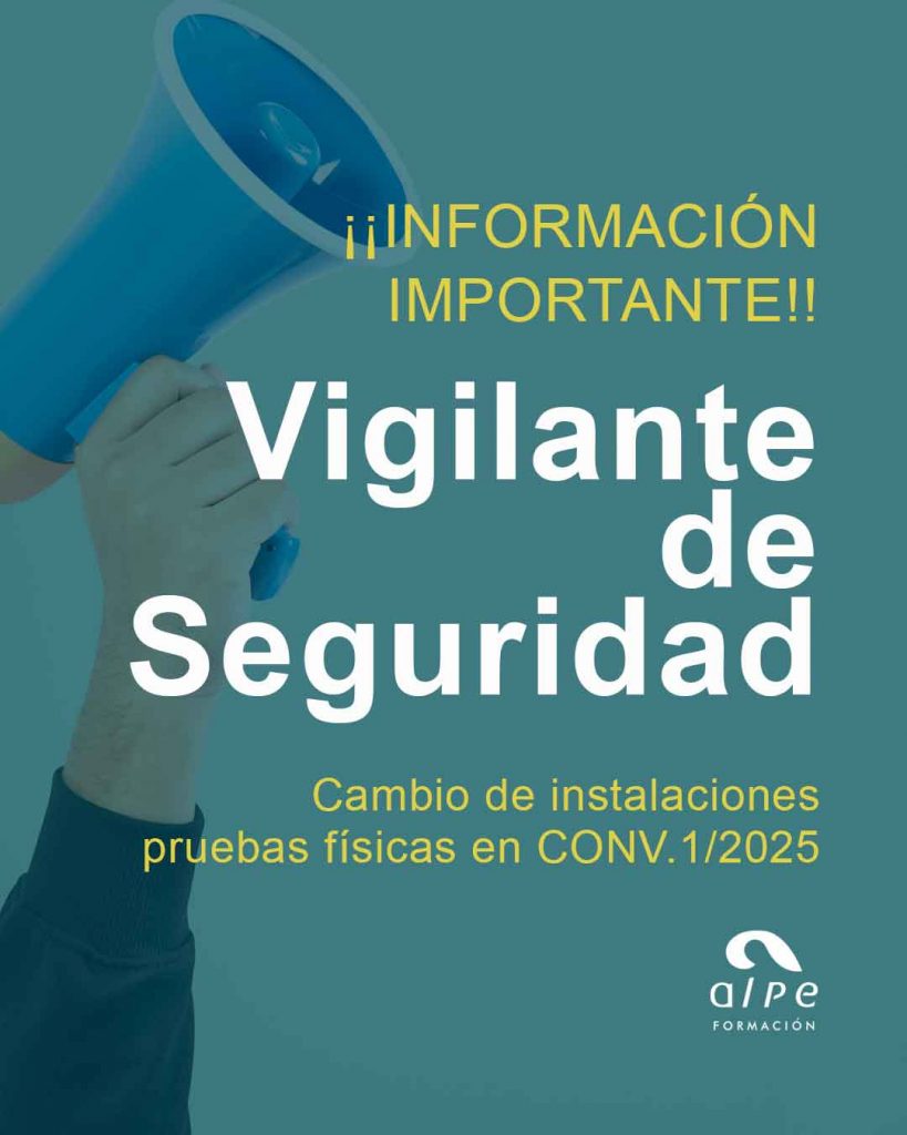 Cambio Importante en la Ubicación de las Pruebas Físicas para Aspirantes a Vigilante de Seguridad