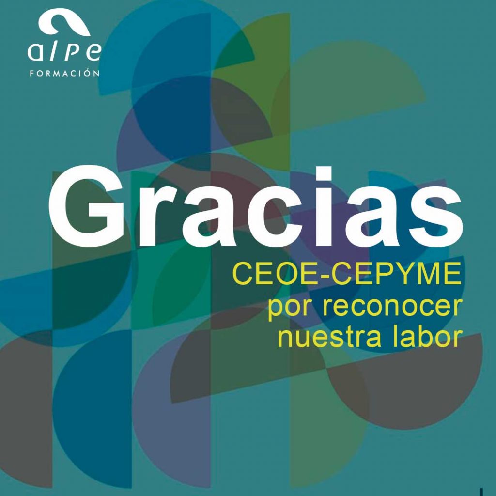 Alpe Formación Premios CEOE-CEPYME